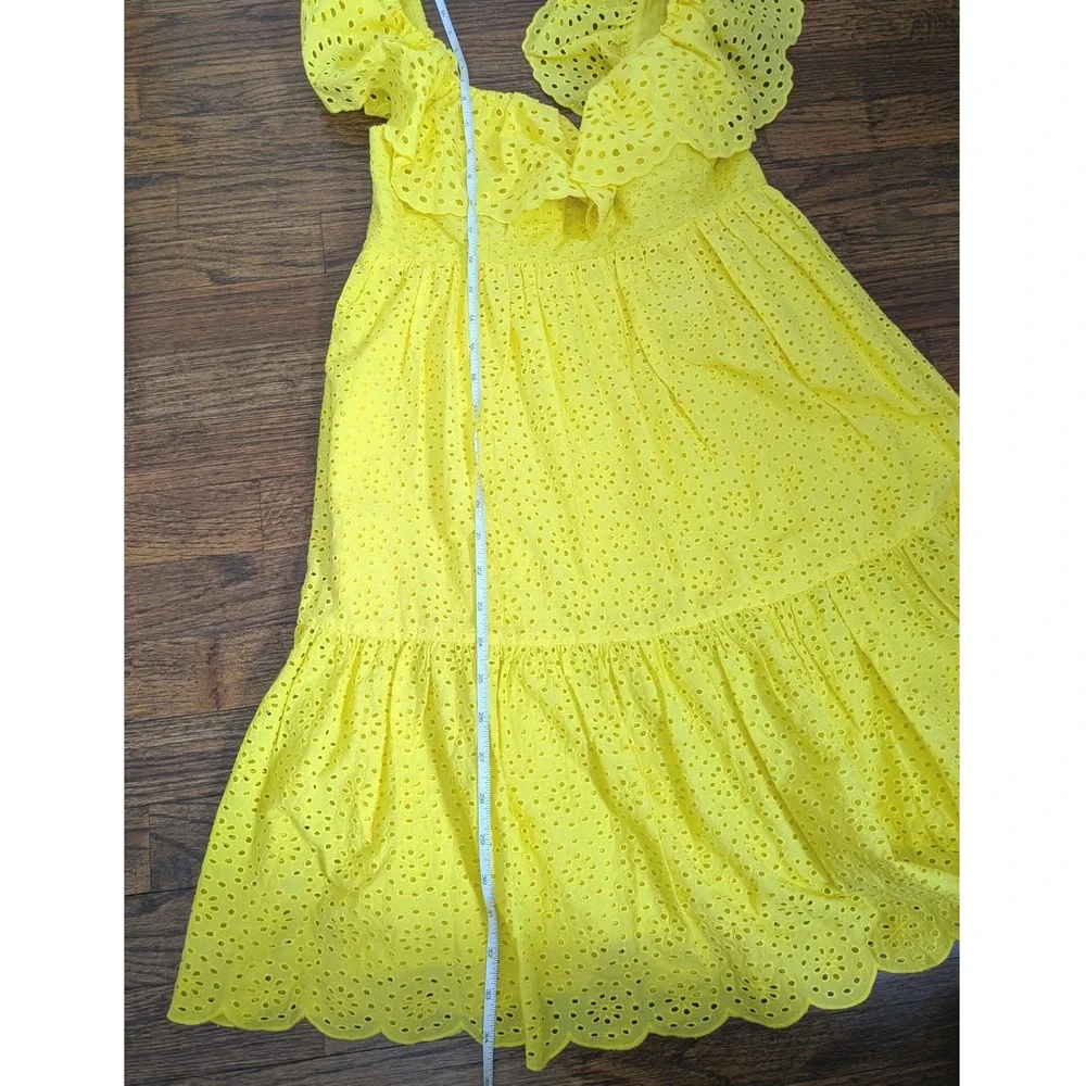 Lilly Pulitzer Asteria Dress Resort Yellow Daisy Dreams Eyelet Size 0 NWT $238 - Picture 11 of 12